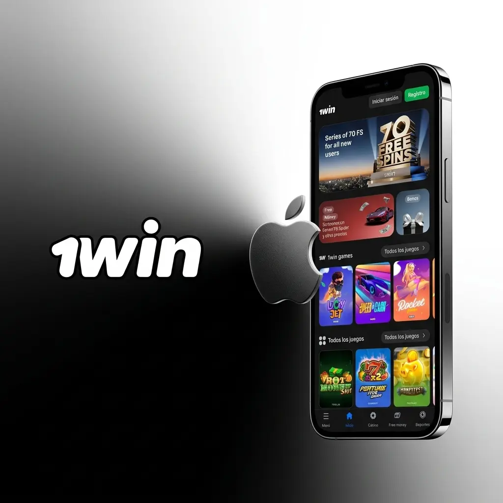 App 1win para iOS en iPhone