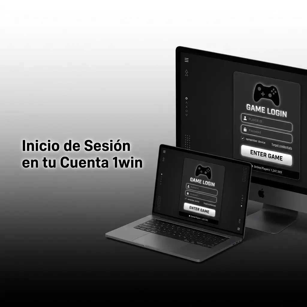 Panel de inicio de sesión de la cuenta 1win